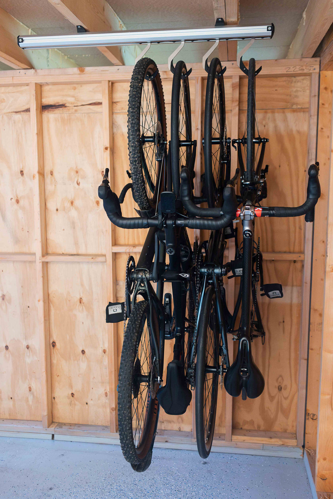 SpaceRail Bike Storage System / Ceiling – Stashed Products